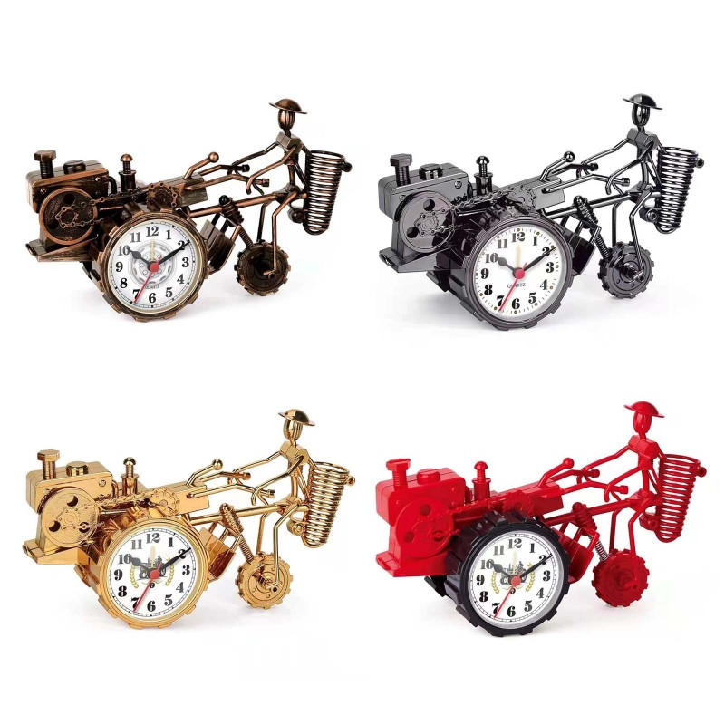 loovtraktori mudeli äratuskell Retro voodikaunistus Õpilase väike äratuskell Sepistatud pliiatsihoidja Orname