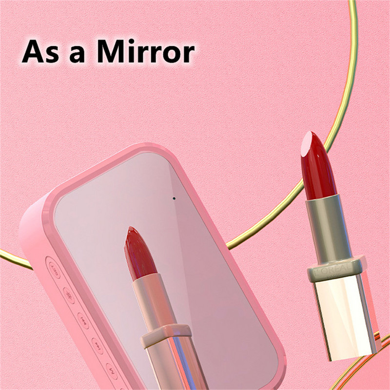 Suure LED-peegelekraaniga Bluetooth-kõlar FM-raadio telefonihoidikuga digitaalne äratuskell magamistoa kontori jaoks