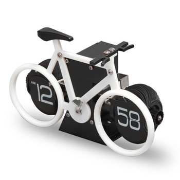 Подвижен часовник във формата на велосипед за дома, спалнята, хола, офис, декорация на работния плот, ретро стил, часовник с големи числа G99A