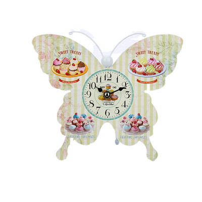 Ρολόι πεταλούδας Ρετρό Ευρωπαϊκό Ηλεκτρονικό Σιδερένιο Τέχνη Γραφείο Χειροτεχνίας Διακοσμητικά Στολίδια για Ανθρώπους Δώρα