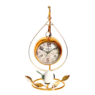 Vaikne kell Retroraudkunst äratuskell Klassikaline lauakell Creative Bird Lauakell Elutoa Kell Kingitused