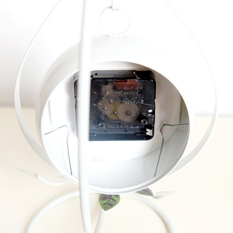 Vaikne kell Retroraudkunst äratuskell Klassikaline lauakell Creative Bird Lauakell Elutoa Kell Kingitused