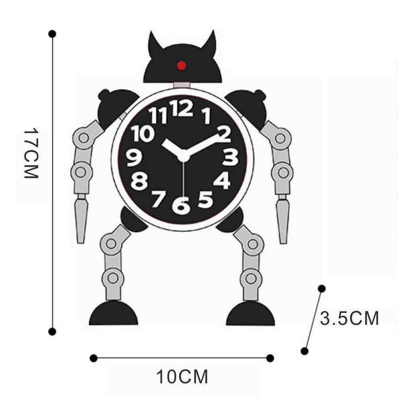 Digitaalne äratuskell robotkell töölaua kaunistuskell õpilaskell multikas anime voodikell lastele jõulukingid
