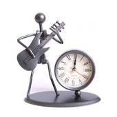 1 ks Hudobné hodiny Ozdoby Železo Elektrická gitara V tvare Digitálne hodiny Spálňa Nočný stolík Hodiny Kancelárske Domáce Dekorácie