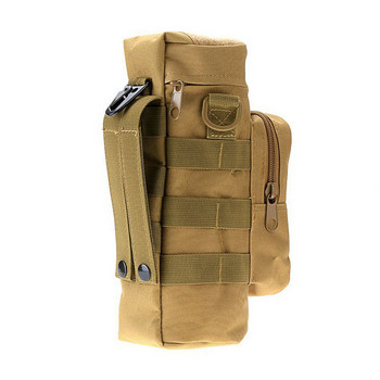 Външна торбичка за бутилка вода Tactical Gear Kettle Поясна чанта за рамо за армия Универсална катерене Къмпинг Туризъм Чанти за съхранение