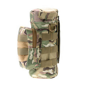 Външна торбичка за бутилка вода Tactical Gear Kettle Поясна чанта за рамо за армия Универсална катерене Къмпинг Туризъм Чанти за съхранение