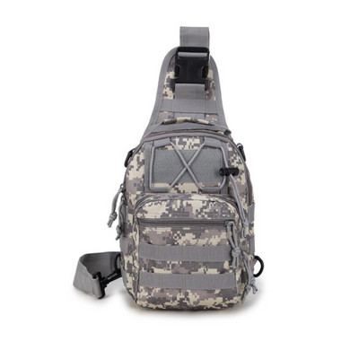 Vojenská taška pre mužov, taktická nylonová taška cez rameno pre outdoorové športy, turistiku, kempovanie, cestovanie, 600D Oxford Backpack Camouflage