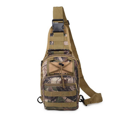Vojenská taška pre mužov, taktická nylonová taška cez rameno pre outdoorové športy, turistiku, kempovanie, cestovanie, 600D Oxford Backpack Camouflage