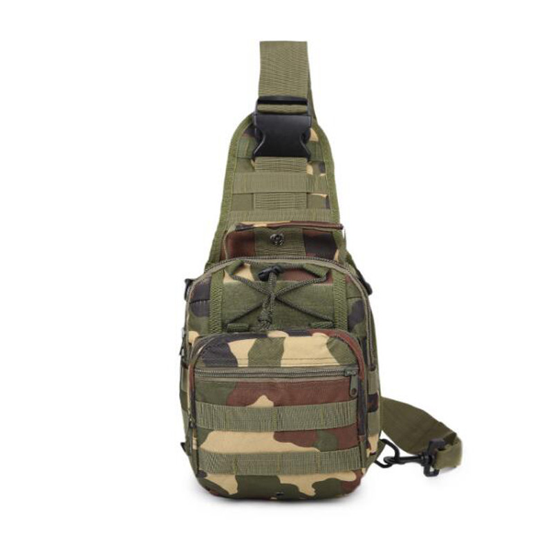 Vojenská taška pre mužov, taktická nylonová taška cez rameno pre outdoorové športy, turistiku, kempovanie, cestovanie, 600D Oxford Backpack Camouflage
