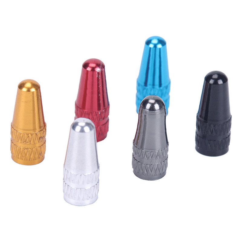 10 tk alumiiniumsulamist maanteel Mtb rada võidusõidu jalgratta toru rehv jalgratta rehvi velje prantsuse klapikork klapikorgid 6 värvi