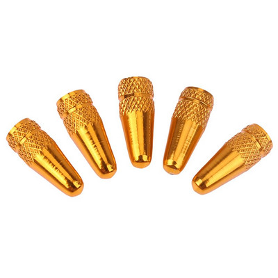 2/5 komada duginih boja poklopca ventila gume za bicikle Aluminijske visokotlačne kapice za Presta ventile Šešir za gume bicikla MTB dodaci