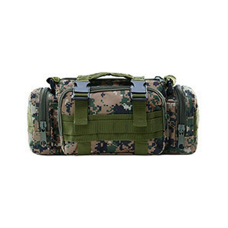 Τσάντα κάμπινγκ μεγάλης χωρητικότητας Αδιάβροχη πολυλειτουργική συσκευασία μέσης δέλεαρ Εξωτερική τσάντα ώμου Τσάντες ψαρέματος Τσάντα πτώσης Αποστολή