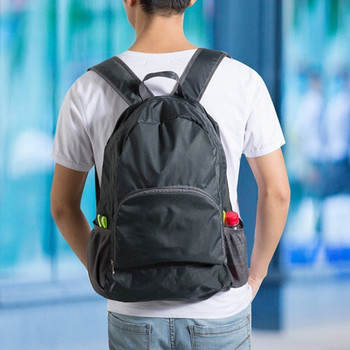 Водоустойчива фитнес чанта за колоездене Дамска сгъваема раница Найлонова спортна чанта за багаж за фитнес катерене Сгъваеми мъжки пътни чанти