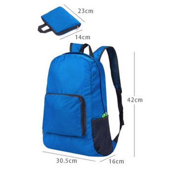 Водоустойчива фитнес чанта за колоездене Дамска сгъваема раница Найлонова спортна чанта за багаж за фитнес катерене Сгъваеми мъжки пътни чанти