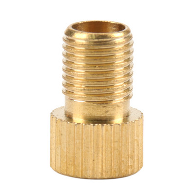 4 vnt. dviračio priedų vožtuvo adapterio siurblys Konvertuokite „Presta“ į „Schrader“ vario vožtuvo adapterio ratus, dujų purkštuko vamzdžio įrankį