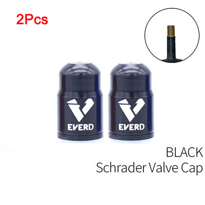 2 бр. Капачки на клапани за велосипеди от алуминиева сплав Антикорозионни капачки на клапани за MTB велосипедни гуми Антикорозионни аксесоари за колоездене