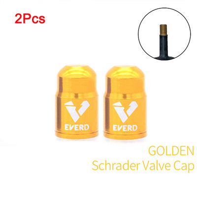 2 бр. Капачки на клапани за велосипеди от алуминиева сплав Антикорозионни капачки на клапани за MTB велосипедни гуми Антикорозионни аксесоари за колоездене