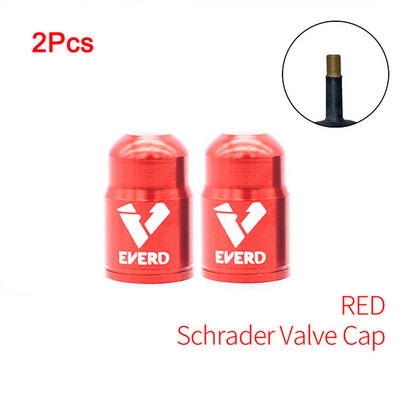 2 бр. Капачки на клапани за велосипеди от алуминиева сплав Антикорозионни капачки на клапани за MTB велосипедни гуми Антикорозионни аксесоари за колоездене