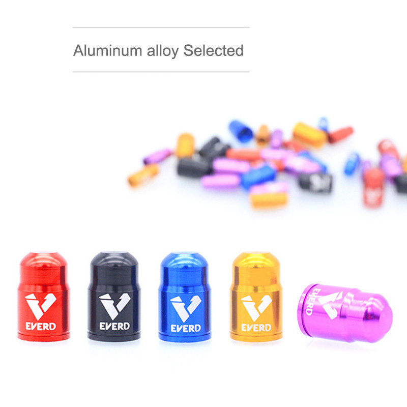 2 бр. Капачки на клапани за велосипеди от алуминиева сплав Антикорозионни капачки на клапани за MTB велосипедни гуми Антикорозионни аксесоари за колоездене