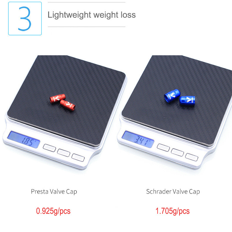 2 бр. Капачки на клапани за велосипеди от алуминиева сплав Антикорозионни капачки на клапани за MTB велосипедни гуми Антикорозионни аксесоари за колоездене