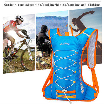 Раница за колоездене на открито Спортна чанта за вода Мъже/Жени Ултра-лека чанта за велосипедна каска Колоездене Пътуване Туристическа екипировка Аксесоари
