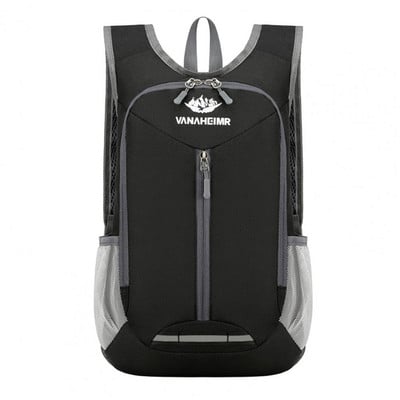 Túrahátizsák több zsebbel, nagy kapacitású hordozható nylon hátizsák Összehajtható alkalmi utazótáska kültéri túratáska