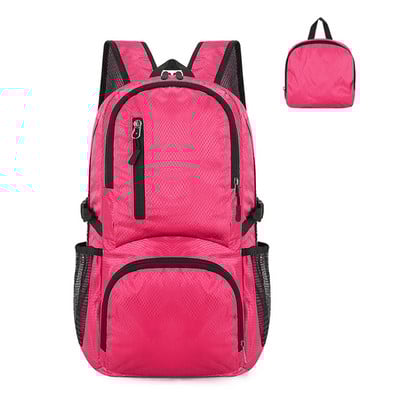 Nailonist kaasaskantav matkaseljakott – pehme tekstuur ja mitu kotikest Vastupidavusajakirjad kokkupandavad