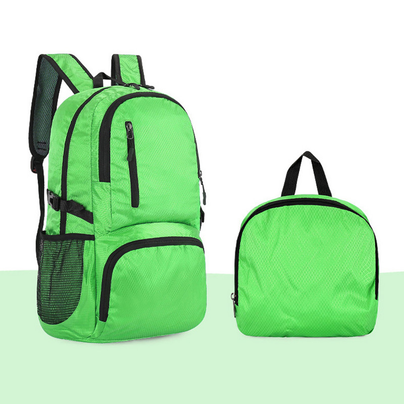 Nailonist kaasaskantav matkaseljakott – pehme tekstuur ja mitu kotikest Vastupidavusajakirjad kokkupandavad