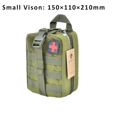 TACTIFANS Θήκη Πρώτων Βοηθειών Patch Bag Molle Hook and Loop Amphibious Tactical Medical kit EMT Emergency EDC Rip-Away Survival IFAK