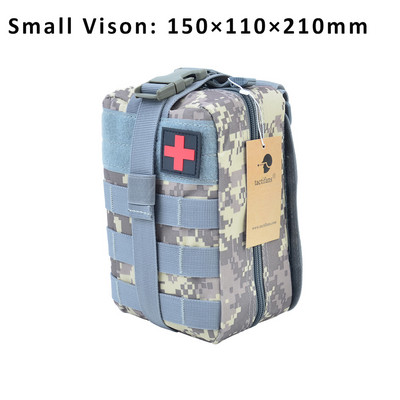 TACTIFANS Θήκη Πρώτων Βοηθειών Patch Bag Molle Hook and Loop Amphibious Tactical Medical kit EMT Emergency EDC Rip-Away Survival IFAK