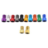 4 buc. Adaptor supapă pentru bicicletă din aliaj de aluminiu Convertiți Presta în supapă Schrader Pompă pentru biciclete duză de aer Instrumente pentru tuburi Accesorii pentru biciclete