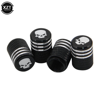 Αλουμινένιο κράμα αλουμινίου Καπάκια βαλβίδας ελαστικών τροχών αυτοκινήτου Καλύμματα στελέχους στεφάνης ελαστικών Αερόσκονη αδιάβροχα για αυτοκίνητα μοτοσυκλέτες φορτηγά Ποδήλατα