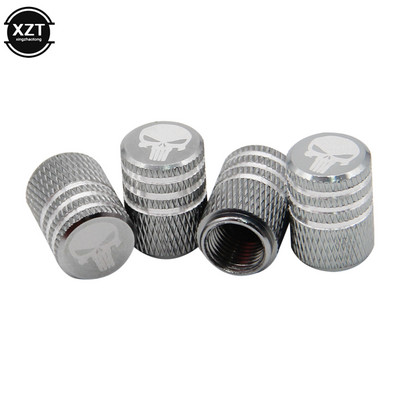 Αλουμινένιο κράμα αλουμινίου Καπάκια βαλβίδας ελαστικών τροχών αυτοκινήτου Καλύμματα στελέχους στεφάνης ελαστικών Αερόσκονη αδιάβροχα για αυτοκίνητα μοτοσυκλέτες φορτηγά Ποδήλατα