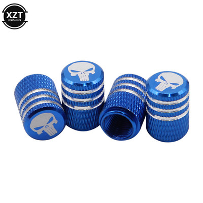 Αλουμινένιο κράμα αλουμινίου Καπάκια βαλβίδας ελαστικών τροχών αυτοκινήτου Καλύμματα στελέχους στεφάνης ελαστικών Αερόσκονη αδιάβροχα για αυτοκίνητα μοτοσυκλέτες φορτηγά Ποδήλατα