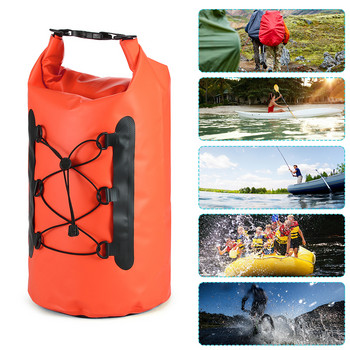Αδιάβροχο εξωτερικό σακίδιο πλάτης Dry Bag Τσάντα κολύμβησης Roll Top Dry Sack Dry Backpack Water Floating Bag for Boating Fishing Surfing