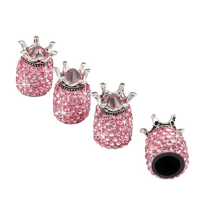 4 pakki Rhinestone velje / rehvi õhurõhu vars auto-auto-veoauto-