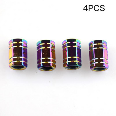 /Szett Színes Kerékpár Gázsapka Autó Kerék Abroncs Szelep Kupak Autó Motor Szépség Száj Többszínű Alumínium ötvözet Szelep sapka