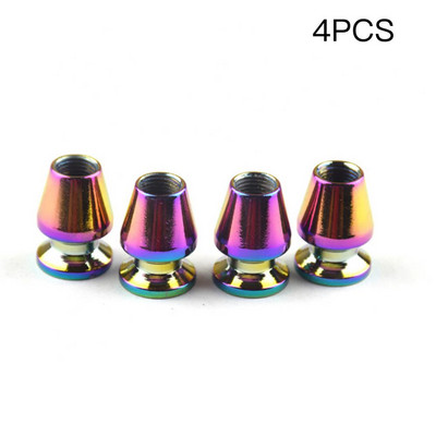 /Szett Színes Kerékpár Gázsapka Autó Kerék Abroncs Szelep Kupak Autó Motor Szépség Száj Többszínű Alumínium ötvözet Szelep sapka