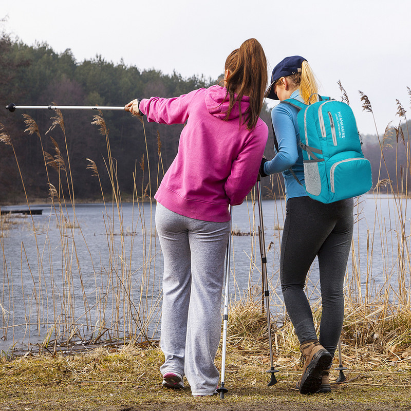 Ľahký skladací batoh pre mužov a ženy, outdoorový kempingový turistický batoh, nepremokavý cestovný batoh