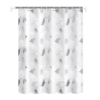 Zavjese za tuširanje Thicken Peva od nehrđajućeg čelika, rupice za gumbe, vodootporne, otporne na plijesan, prozirne zavjese za kadu, kupaonski dekor