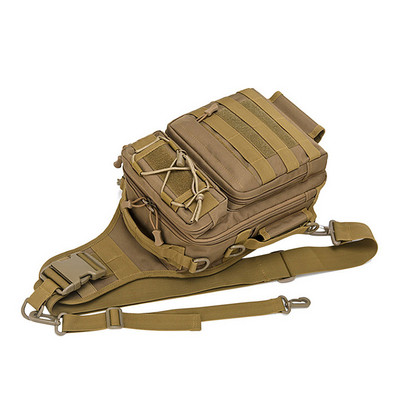 Muška torba za prsa Kampiranje na otvorenom Kampiranje Planinarenje Kampiranje Vodootporna prozračna najlonska torbica za rame Kamuflažna 1