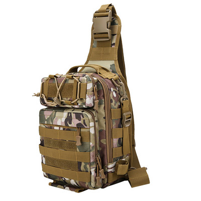 Muška torba za prsa Kampiranje na otvorenom Kampiranje Planinarenje Kampiranje Vodootporna prozračna najlonska torbica za rame Kamuflažna 1