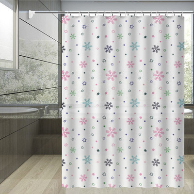 Perdele de baie PEVA rezistentă la apă Perdeau de duș Jaluzele de duș Set complet de baie Anti mucegai Separare umedă uscată