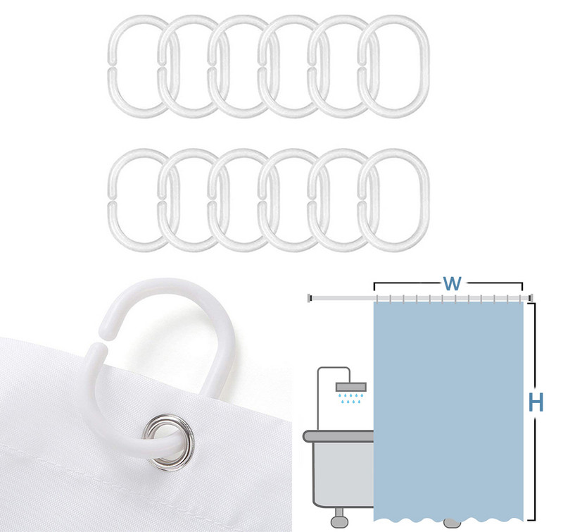 Žalios spalvos, didelės margalapės, gėlių ir drugelių dušo užuolaidos turkio spalvos vonios užuolaidos, vandeniui atsparios vonios kambario dekoracijos su kabliukais