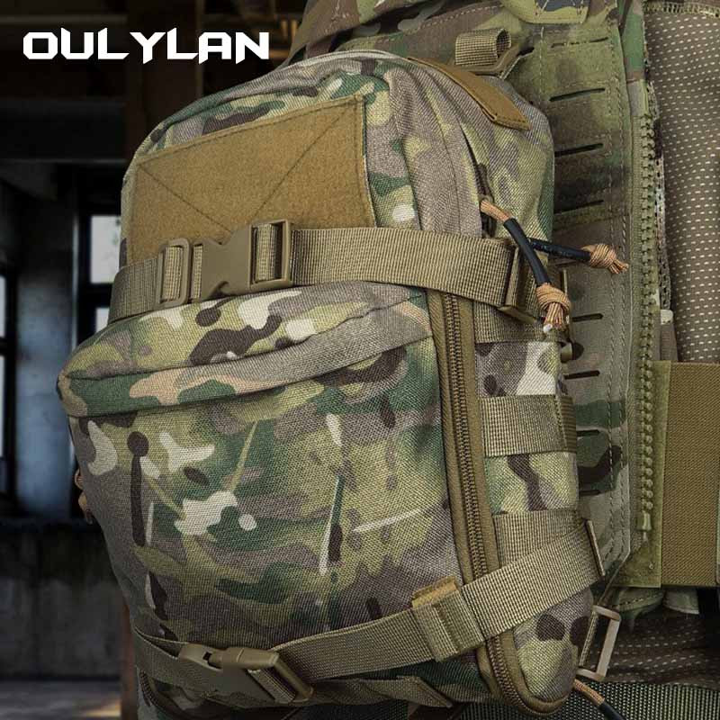 Τσάντα εξωτερικού χώρου για μπουκάλι νερού 1000D Oxford υφασμάτινη τακτική σακίδιο πλάτης Ελαφρύ μικρό σακίδιο πλάτης MOLLE Αξεσουάρ Τσάντα Στρατιωτική