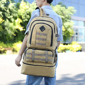 Talpa kuprinė lauko vandeniui atsparus sportinis kelioninis krepšys Didelis laipiojimo krepšys kelioms kišenėms unisex 50L