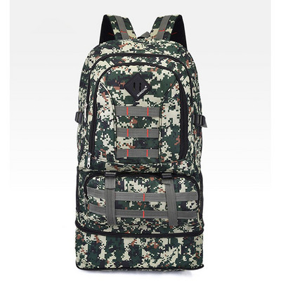 Talpa kuprinė lauko vandeniui atsparus sportinis kelioninis krepšys Didelis laipiojimo krepšys kelioms kišenėms unisex 50L