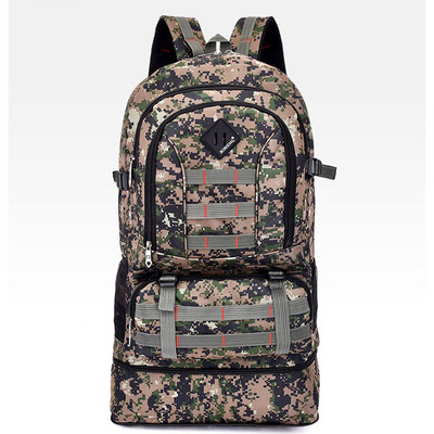 Talpa kuprinė lauko vandeniui atsparus sportinis kelioninis krepšys Didelis laipiojimo krepšys kelioms kišenėms unisex 50L