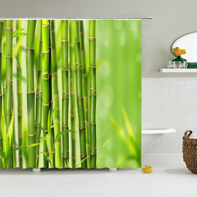 Perdeau de duș modern, pădure, plantă verde, copac, peisaj, perdea de duș, baie, impermeabilă, decor baie cortina de la ducha