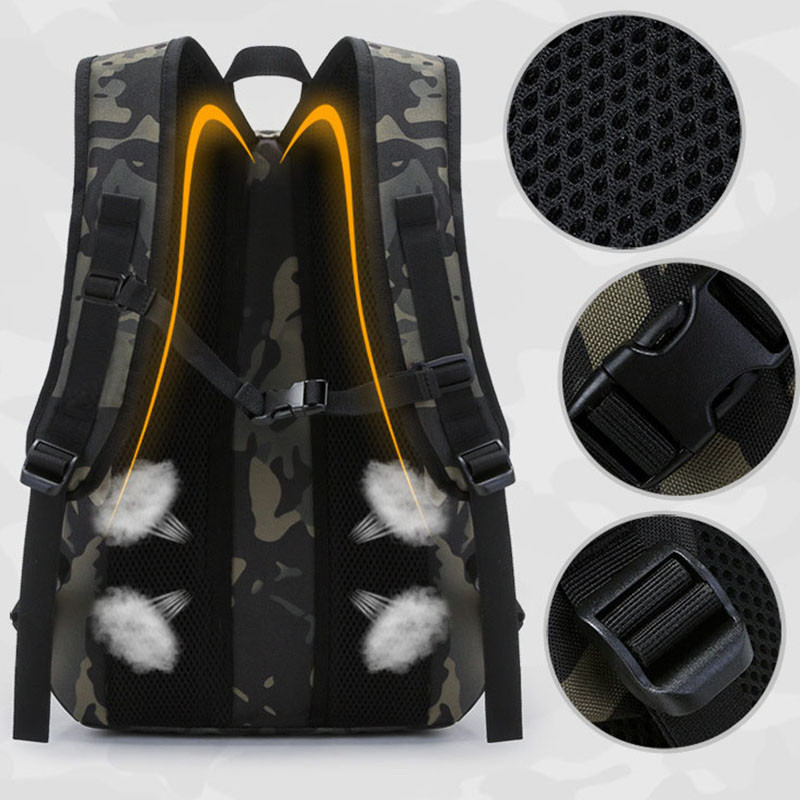 Σακίδιο πλάτης παραλλαγής εξωτερικού χώρου Τσάντες ορειβασίας επιχειρησιακές τσάντες ταξιδιού για άνδρες Γυναικείες καλοκαιρινές τσάντες κάμπινγκ Στρατιωτικό σακίδιο